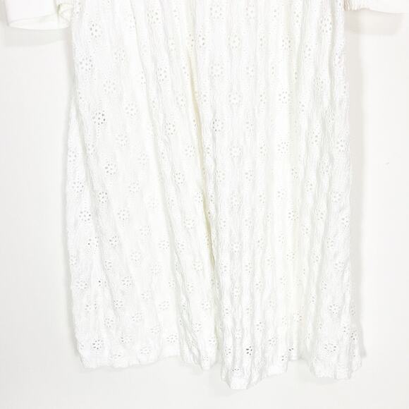 Anthropologie Maeve White Eyelet Dress - Picture 6 of 11